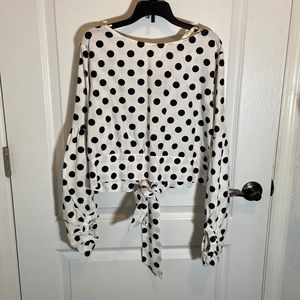 Crop top polka dot from true destiny